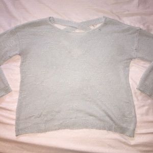 Mint crochet top in large